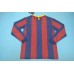 Barcelona 10/11 Home Red&Blue Long Sleeve Soccer Jersey